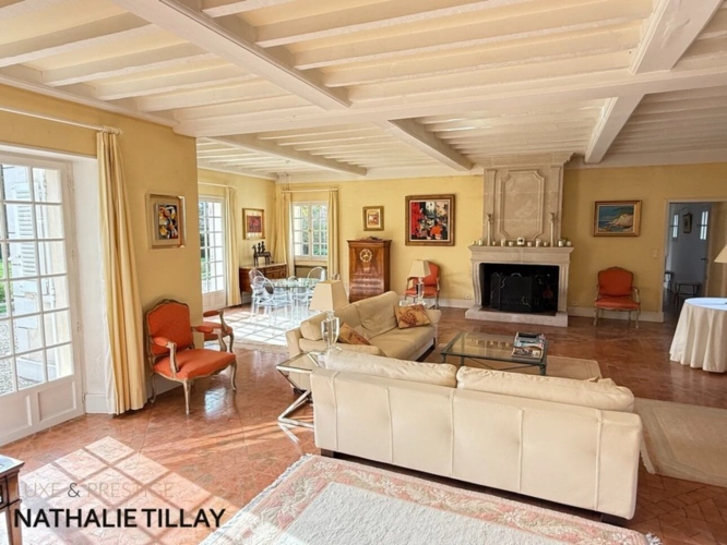 Photos 15 - Prestige - Plateau de Sologne, propriété d'agrément a vendre : Parc de 33 ha, piscine, tennis, biotope Solognot: bois, foret , prairies , étangs , petite chasse et peche. Proche Orleans