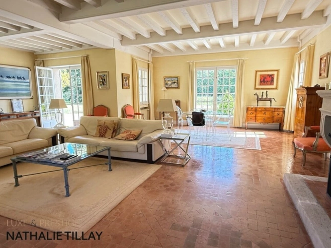 Photos 16 - Prestige - Plateau de Sologne, propriété d'agrément a vendre : Parc de 33 ha, piscine, tennis, biotope Solognot: bois, foret , prairies , étangs , petite chasse et peche. Proche Orleans