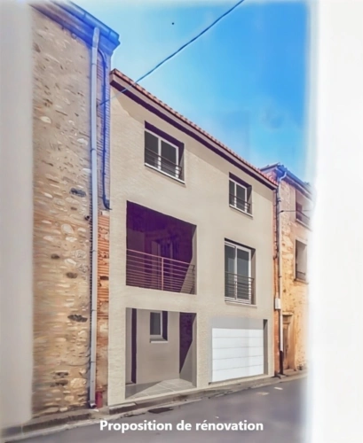 Photos 1 - Rurale - Dpt Pyrénées Orientales (66), en exclusivité - Au coeur du village Catalan de Banyuls-dels-Aspres - Grange de 58 m² à réhabiliter