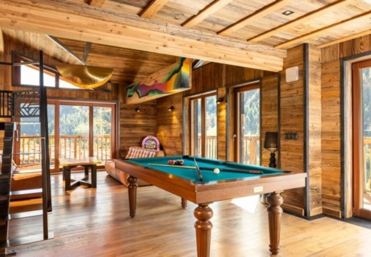 Photos 41 - Prestige - ENSEMBLE ALPIN ULTRA-PREMIUM de 3 400 m² à TIGNES (73) 5 Chalets haut de gamme , accès ski au pied, vue, piscine