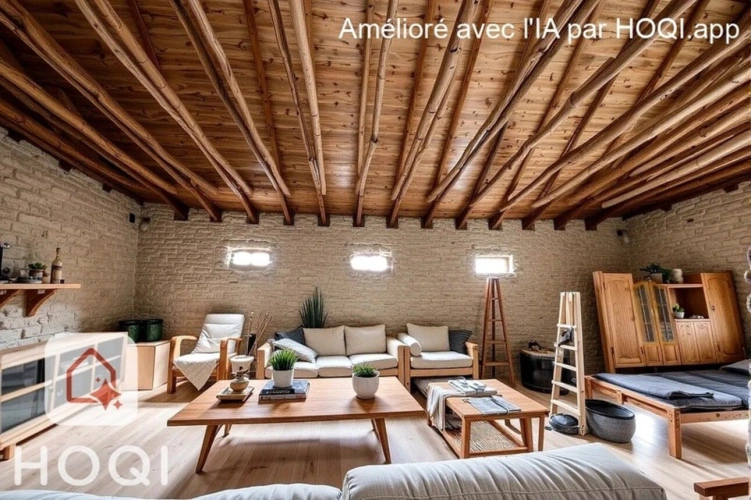 Photos 15 - Rurale - Bâtiment comprennant un grand atelier artisanal et un grange aménageable / SAINT AGREVE 07320