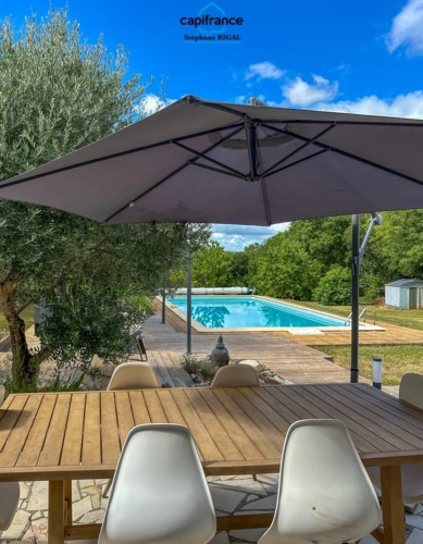 Photos 3 - Rurale - Propriete à vendre 9 pièces MONTAYRAL (47) 190m2 habitables sur terrain de 6689m2 avec piscine