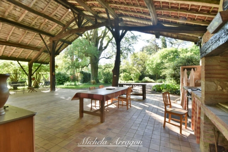 Photos 5 - Prestige - Dpt Lot et Garonne (47), à vendre PINEL HAUTERIVE propriete P6 de 240 m² - Terrain de 21 912,00 m²