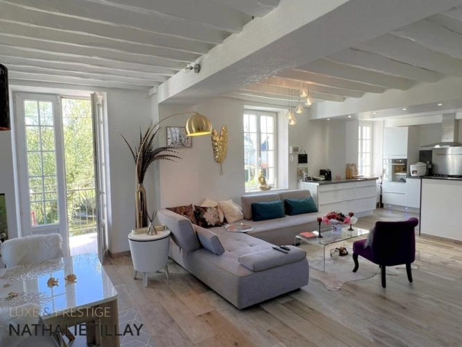 Photos 6 - Prestige - Propriete à vendre, superbe Moulin rénové et bordé par la rivière, a l est d Orleans, parcelle de 4500 m²