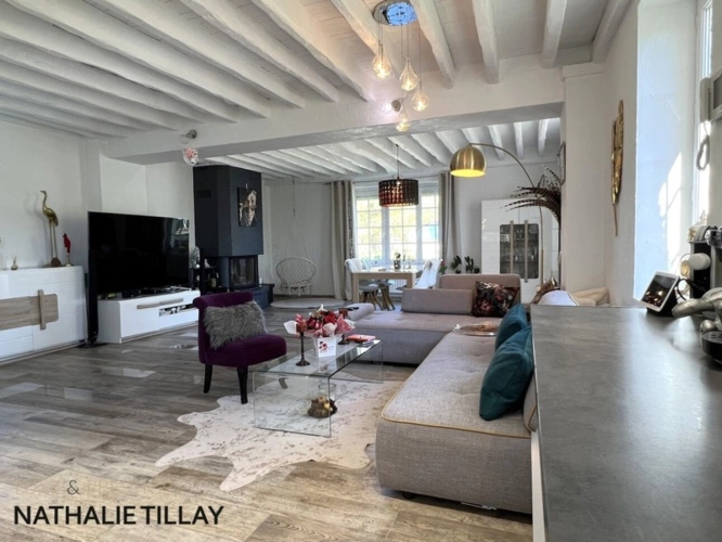 Photos 7 - Prestige - Propriete à vendre, superbe Moulin rénové et bordé par la rivière, a l est d Orleans, parcelle de 4500 m²