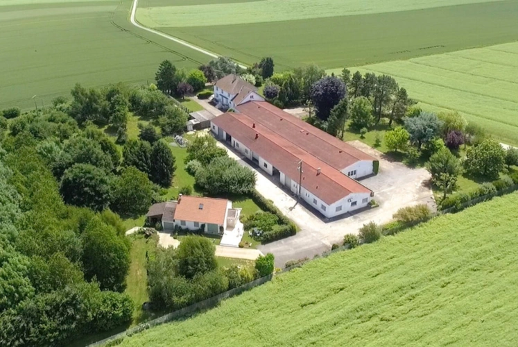 Photos 1 - Prestige - MONTDAUPHIN (77) à vendre ensemble immobilier composé de deux maisons, de 2 bâtiments industriels sur un terrain de  de 2 hectares