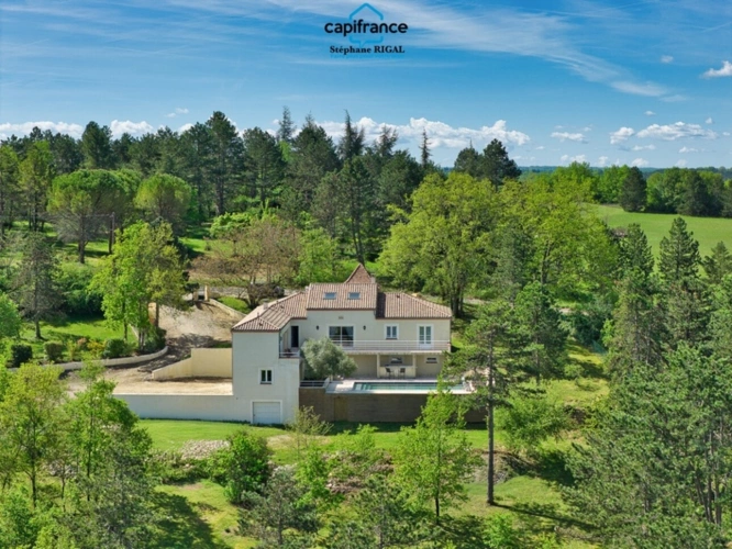 Photos 32 - Rurale - Propriete à vendre 5 pièces MAUROUX (46) maison de 155m2 habitables avec piscine sur terrain de 5499m2
