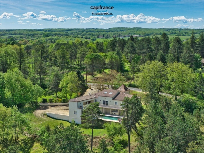 Photos 3 - Rurale - Propriete à vendre 5 pièces MAUROUX (46) maison de 155m2 habitables avec piscine sur terrain de 5499m2