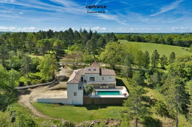 Photos 4 - Rurale - Propriete à vendre 5 pièces MAUROUX (46) maison de 155m2 habitables avec piscine sur terrain de 5499m2
