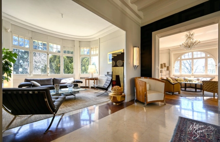 Photos 3 - Prestigious - Property for sale 13 rooms CHAZELLES SUR LYON (42) with 13 rooms on a listed park of 5800 m²