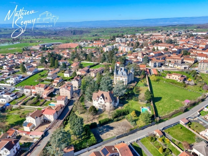 Photos 4 - Prestigious - Property for sale 13 rooms CHAZELLES SUR LYON (42) with 13 rooms on a listed park of 5800 m²