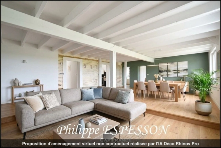 Photos 2 - Rurale - MAISON EN PIERRE DE CARACTÈRE DE 205 M2 AVEC PISCINE ET JARDIN DE 3000 M2 A FOURQUES SUR GARONNE