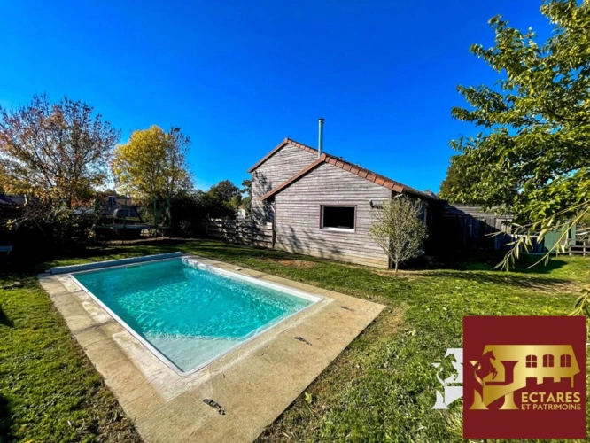 Photos 2 - Rurale - Maison ossature bois 100 m²  4 chambres  Piscine  Vue campagne