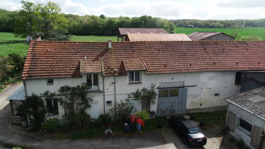 Photos 2 - Rurale - ESSOMES SUR MARNE (02) à vendre joli corps de ferme avec maison et nombreux bâtiments sur un terrain de 10 hectares