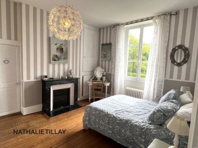 Photos 12 - Prestige - St jean le Blanc, proche Orleans, à vendre, maison de Maitre du XIX eme de 423 M² habitables,  490 AU SOL, avec piscine, parc arboré de 4655 m²