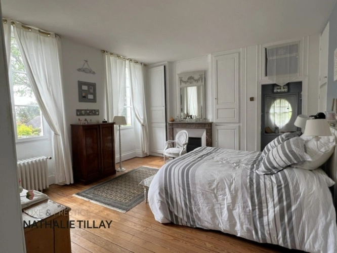 Photos 13 - Prestige - St jean le Blanc, proche Orleans, à vendre, maison de Maitre du XIX eme de 423 M² habitables,  490 AU SOL, avec piscine, parc arboré de 4655 m²