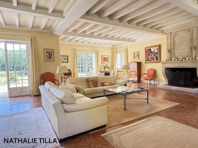 Photos 14 - Prestigious - Sologne Plateau, country estate for sale: 33-hectare park, swimming pool, tennis court, typical Solo