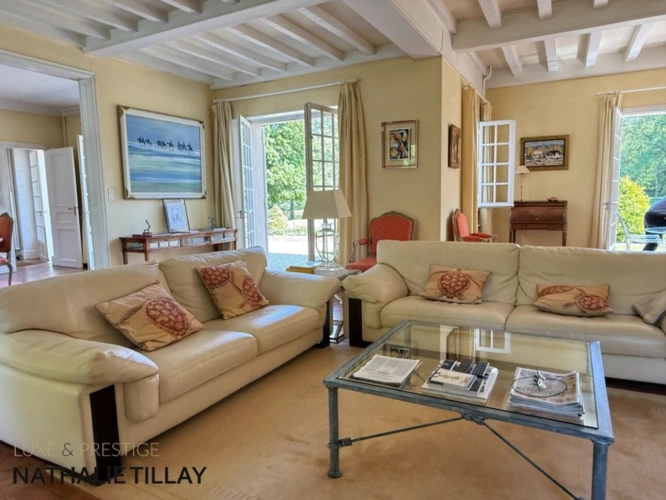 Photos 16 - Prestigious - Sologne Plateau, country estate for sale: 33-hectare park, swimming pool, tennis court, typical Solo