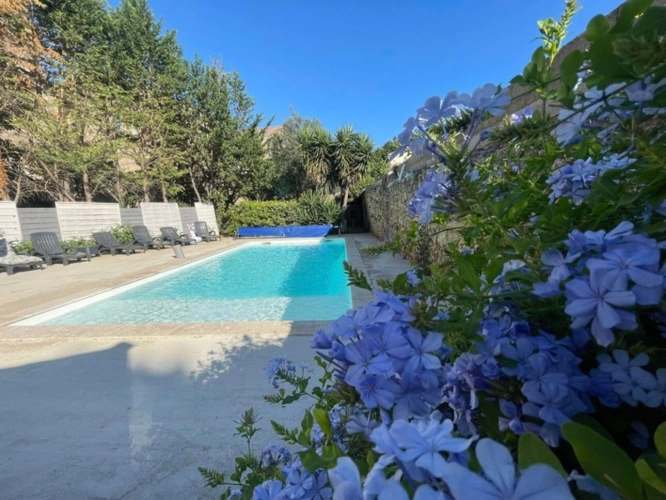 Photos 1 - Touristique - Exclusivité - Propriété comprenant une maison d'habitation, deux studios, un gîte, une love room avec piscine, garage et grange - proche de Pézenas (34120)