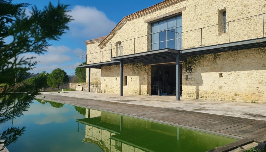 Photos 1 - Rurale - Domaine en pierre du Quercy - 612 m² utiles - 2 hectares - projet de rénovation à reprendre