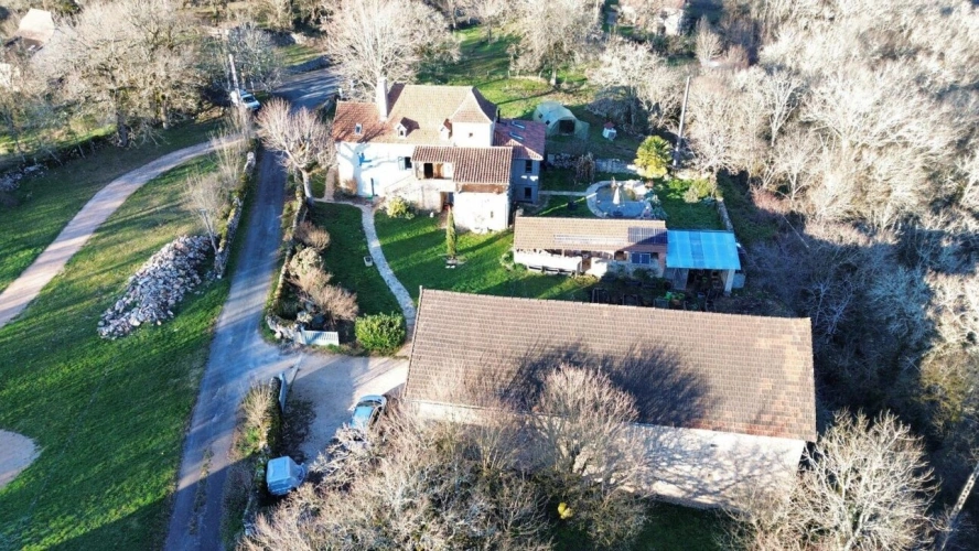 Photos 1 - Rurale - Authentique corps de ferme quercynois avec vue