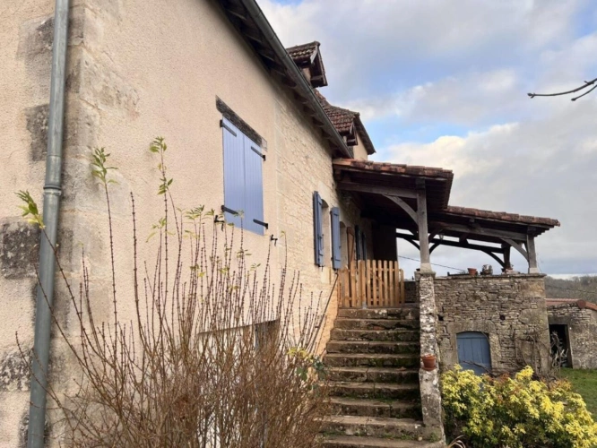 Photos 17 - Rurale - Authentique corps de ferme quercynois avec vue