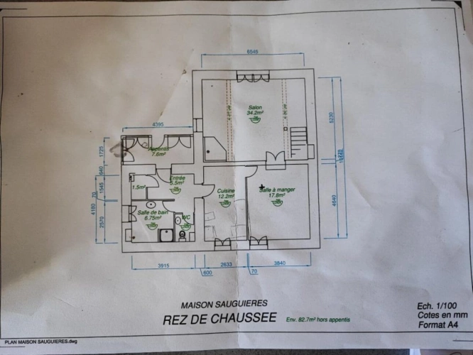 Photos 14 - Rurale - Maison à la campagne T5 de138 m² - Aubin