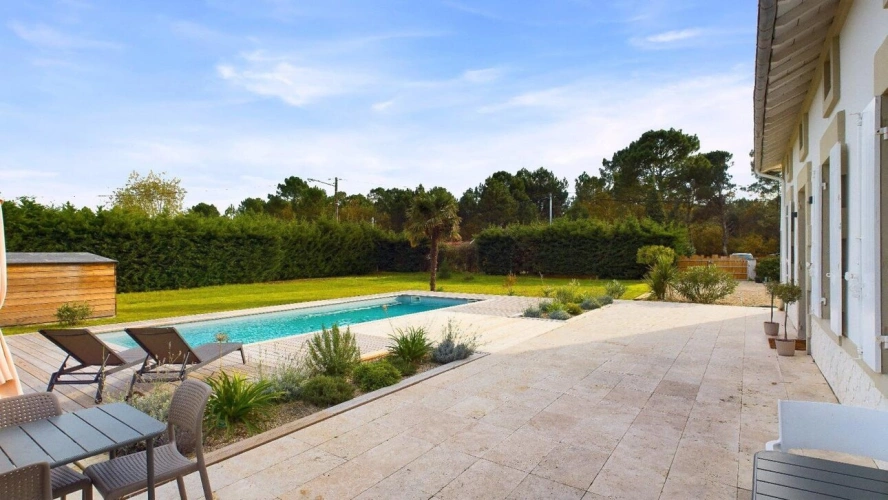 Photos 3 - Prestige - Maison de maître restaurée avec goût entre plages landais et lac de Biscarrosse