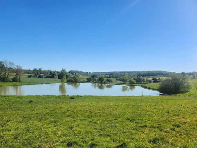 Photos 6 - Rurale - Terrain  avec étang de pêche en campagne -  3.54 ha- à vendre - VILLENEUVE SUR LOT (47)