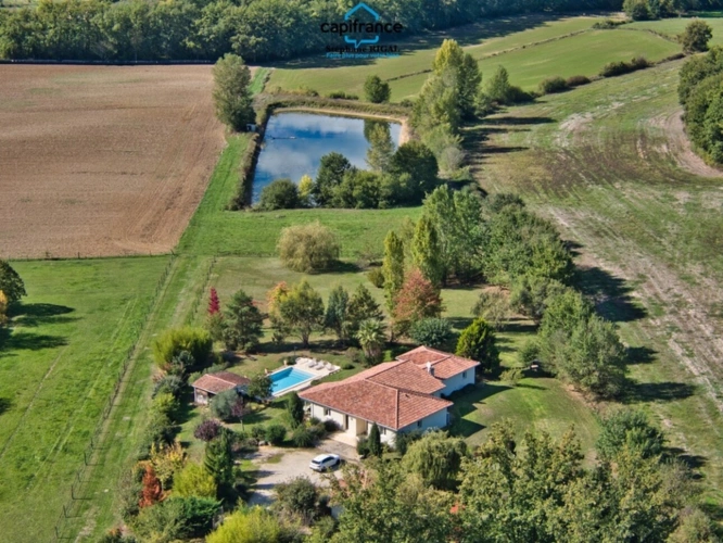 Photos 3 - Rurale - Propriete à vendre 6 pièces SALLES (47) Maison de 190 m2 sur 8922m2 de terrain