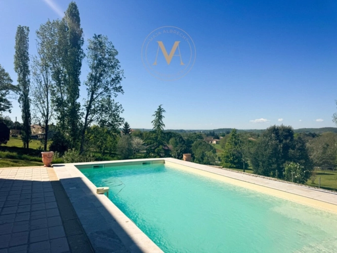 Photos 3 - Touristique - Maison de caractère avec vue dominante, piscine et gîte indépendant  (47)