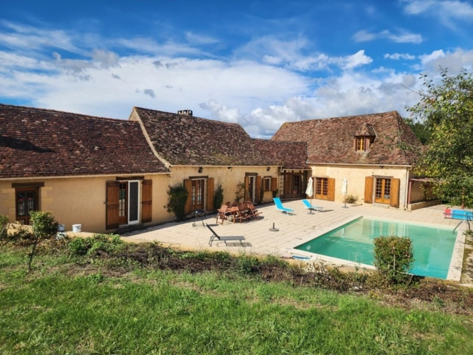 Photos 3 - Rurale - Propriete à vendre 7 pièces SAINT MARCEL DU PERIGORD (24)