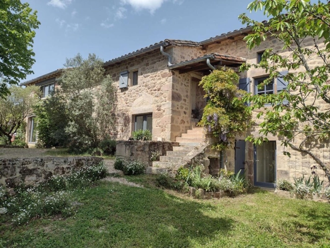Photos 1 - Touristique - Maison de caractère avec gite et appartement - 265 m² - piscine - 1,5 ha - Vaour (Tarn)