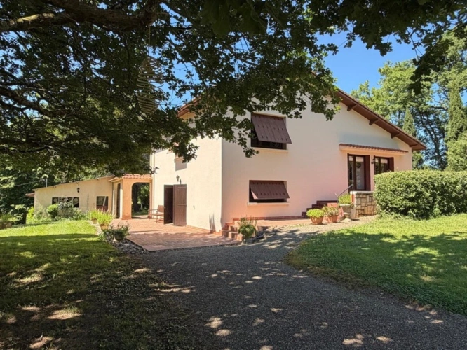 Photos 1 - Prestige - PLAISANCE DU GERS(32) sur les coteaux, PROPRIETE D ARCHITECTE 1965 sur 2HA, Dépendances, un peu cachée , VUE Pyrénées et bois, sans vis à vis, CALME