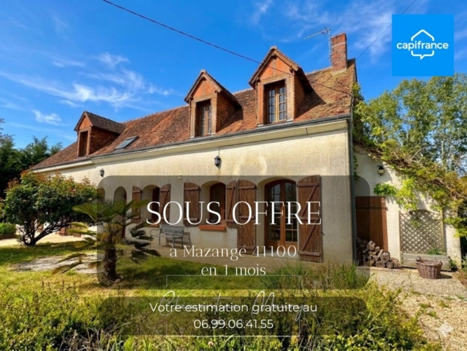 Photos 1 - Équestre - Propriété à vendre avec 2 hectares, 6 pièces,  piscine, dépendances et pré cloturé et équipé – Mazangé (41)