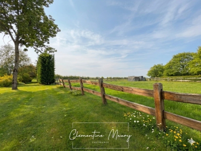 Photos 5 - Équestre - Propriété à vendre avec 2 hectares, 6 pièces,  piscine, dépendances et pré cloturé et équipé – Mazangé (41)