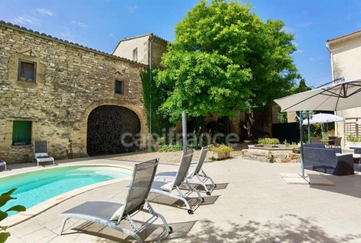 Photos 5 - Prestige - Dpt Gard (30), à vendre UZES propriete P14 de 548 m² - Terrain de 830,00 m²