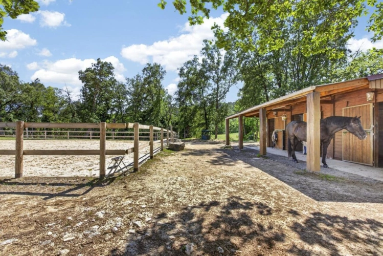 Photos 8 - Équestre - Magnifique propriété en pierre avec vue panoramique et install