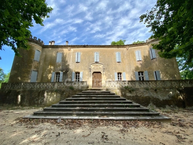 Photos 2 - Prestige - Dpt Gard (30), à vendre dans le Gard, propriété viticole en AOP Côtes du Rhône sur 25 hectares avec Château du XVème siècle