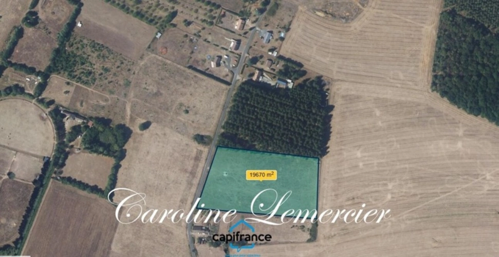 Photos 2 - Agricole - Terrain à vendre  proche de CONNERRE (72) LA CHAPELLE SAINT REMY, 2 HECTARES DE PRAIRIE