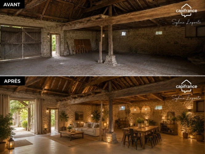 Photos 11 - Rurale - CORPS DE FERME DE CHARME À FORT POTENTIEL – DAMAZAN (47)