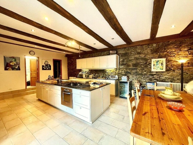 Photos 4 - Rurale - Maison avec grange et piscine Le FEL