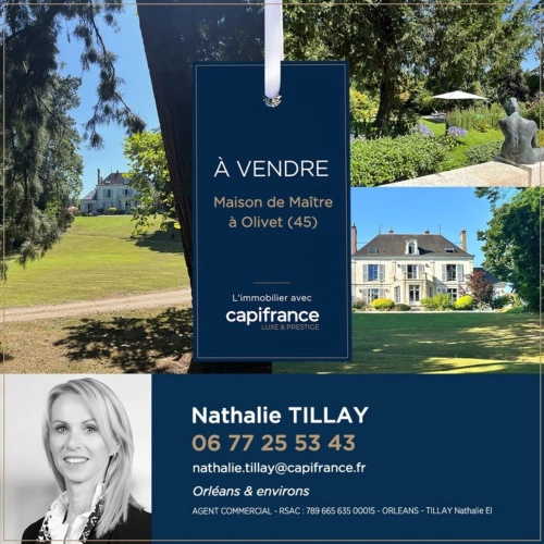Photos 17 - Prestige - Propriété, à vendre OLIVET proche Orléans , EXCEPTIONNELLE,  1h du péage Paris St Arnoult, piscine , parc et  Bord du Loiret