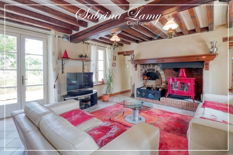Photos 6 - Rurale -  À Vendre : Élégante Propriété de Prestige en Pierre Meulière - 214 m² sur 2508 m² de Terrain - 5 chambres