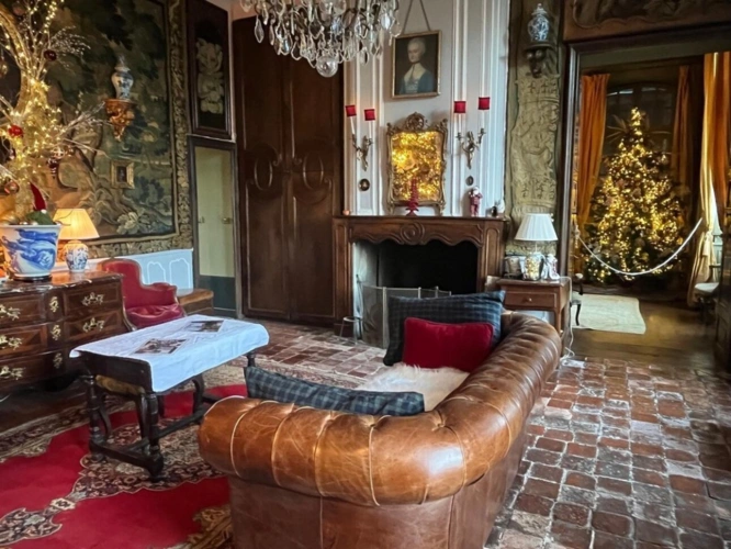 Photos 3 - Prestige - ELEGANT CHATEAU XVIIIs, sans travaux, sur 1 hectare clos de murs, jardin paysagé, chapelle, orangerie, dépendances, pour famille, evenementiel  près de Pau, Lourdes, Marciac, Tarbes
