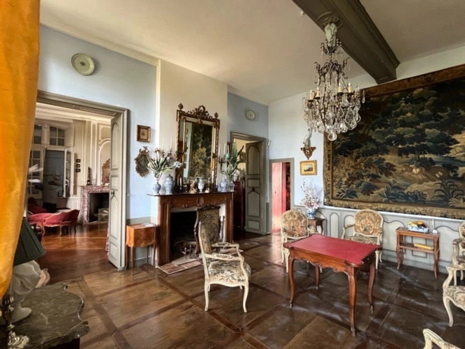 Photos 94 - Prestige - ELEGANT CHATEAU XVIIIs, sans travaux, sur 1 hectare clos de murs, jardin paysagé, chapelle, orangerie, dépendances, pour famille, evenementiel  près de Pau, Lourdes, Marciac, Tarbes