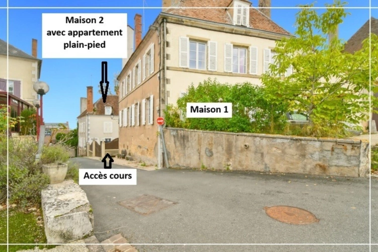 Photos 1 - Touristique - 2 maisons + appartement indépendant + grange de 200 m² – Idéal famille ou projet de vie- DPE B (rare)