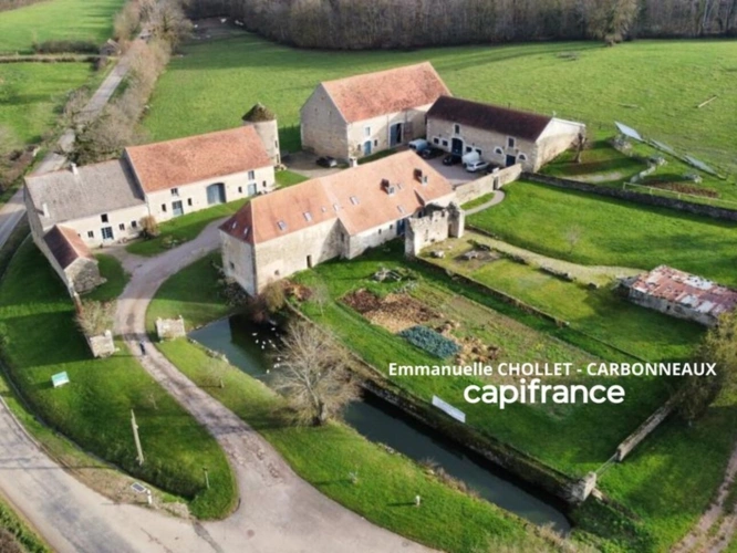 Photos 1 - Touristique - Demeure historique PRECY-SOUS-THIL composée de 15 pièces (390 m²) et 950 m² de dépendances
