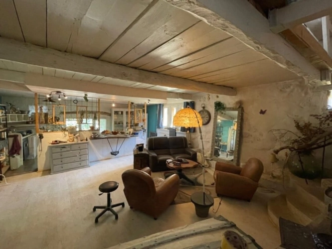 Photos 3 - Prestige - Propriété en pierres avec 2 maisons et 3 hectares de terrain – La Piarre (05)