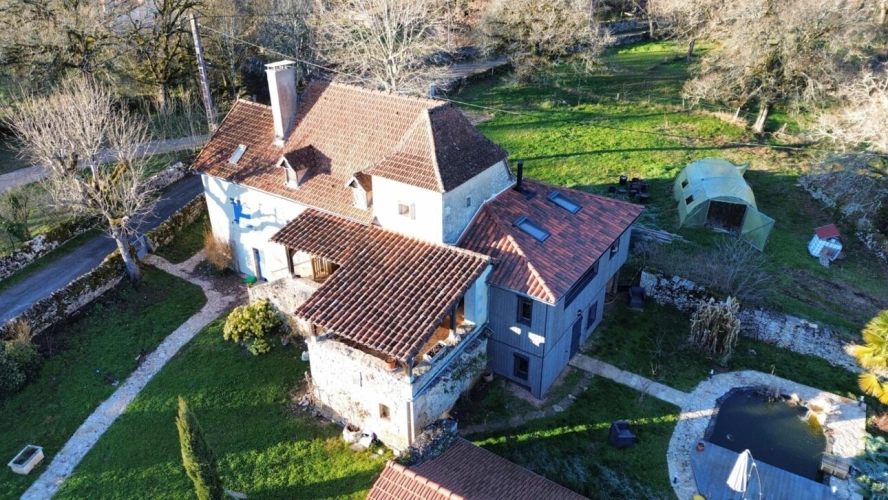 Photos 2 - Rurale - Authentique corps de ferme quercynois avec vue